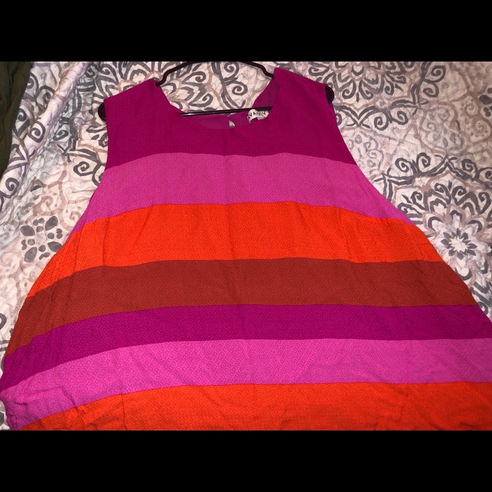 Pink and orange tank